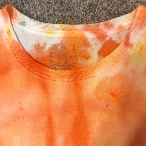 Custom Tie Dye Tshirt Unisex Size Large - Picture 6 of 9